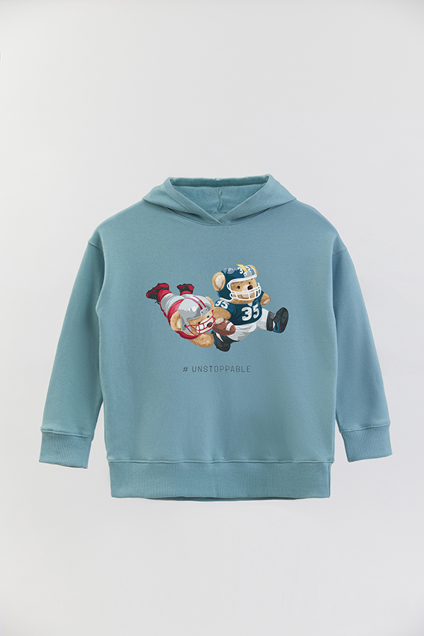 HOODIE RUSTICO BOY TEDDY UNSTOPPABLE
