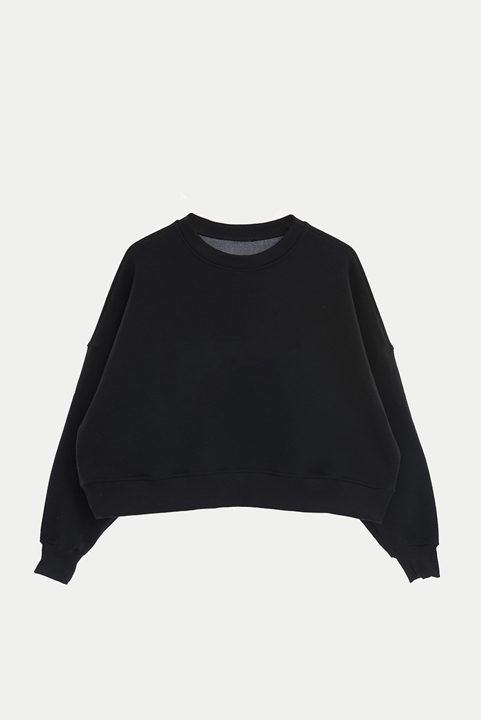 BUZO CROP LISO W