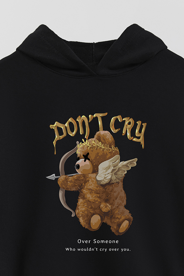HOODIE RUSTICO KID TEDDY DON'T CRY