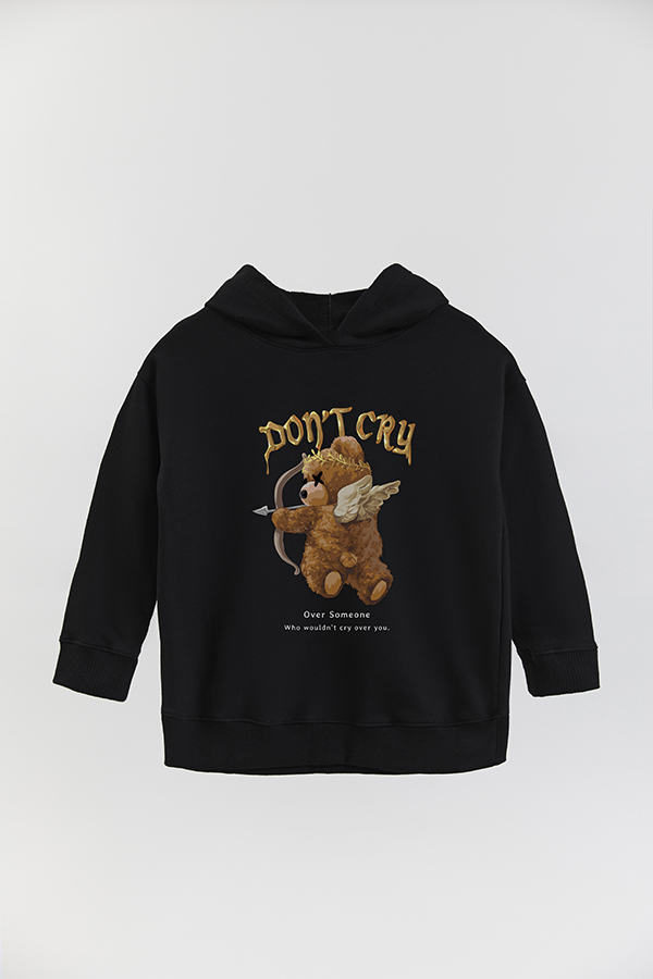 HOODIE RUSTICO KID TEDDY DON'T CRY