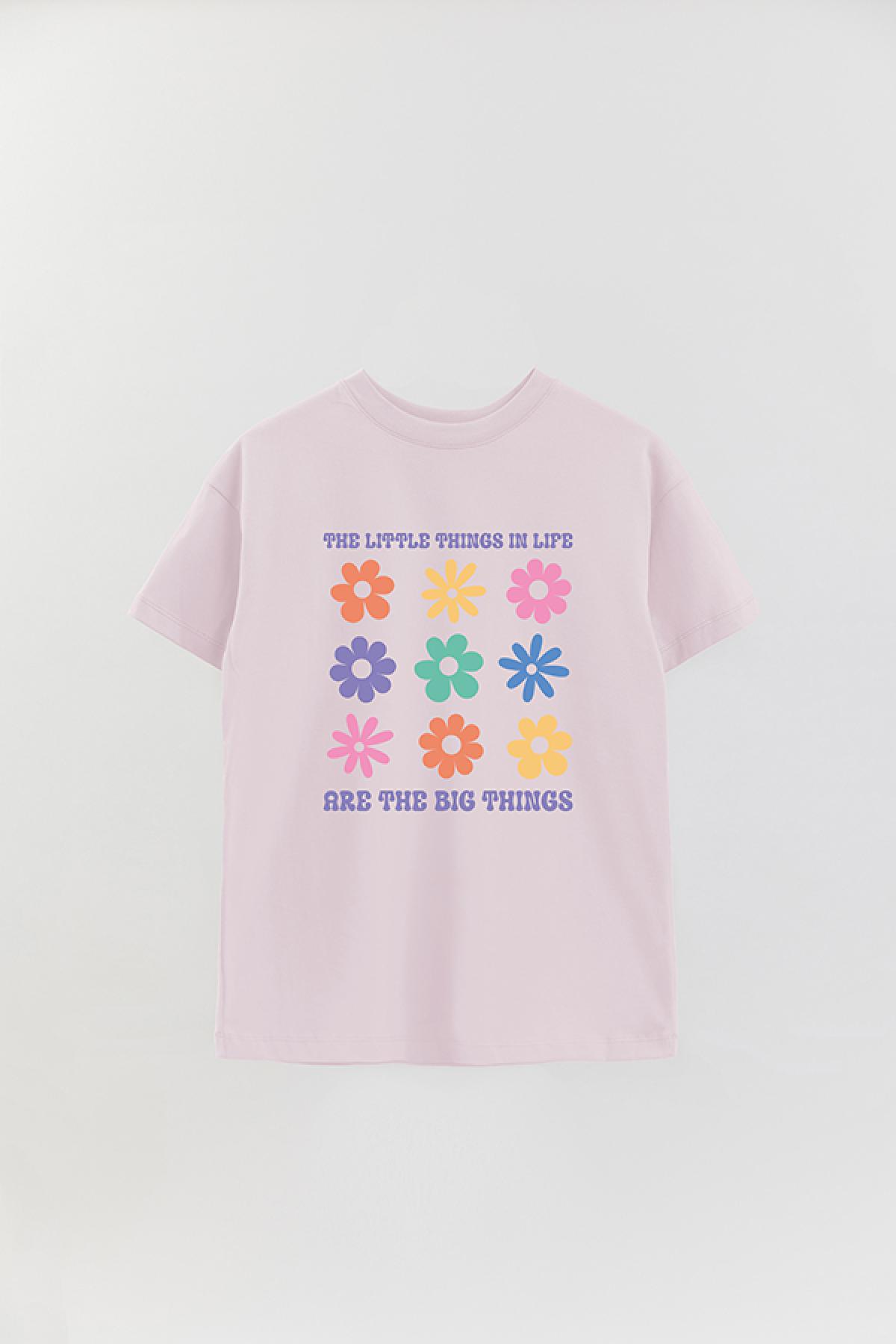 REMERA OVER ESTAMPADA LV4B THE LITTLE THINGS