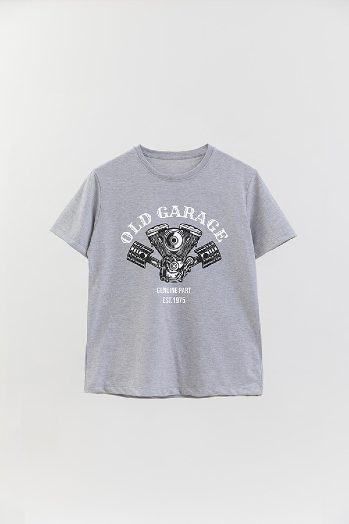 REMERA BASICA ESTAMPADA CR OLD GARAGE