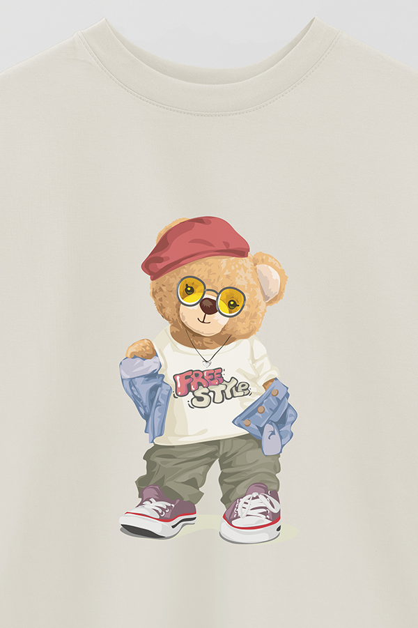 REMERA OVER ESTAMPADA UNISEX TEDDY STYLE