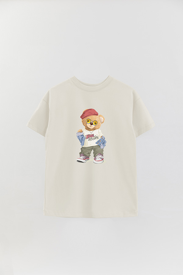 REMERA OVER ESTAMPADA UNISEX TEDDY STYLE