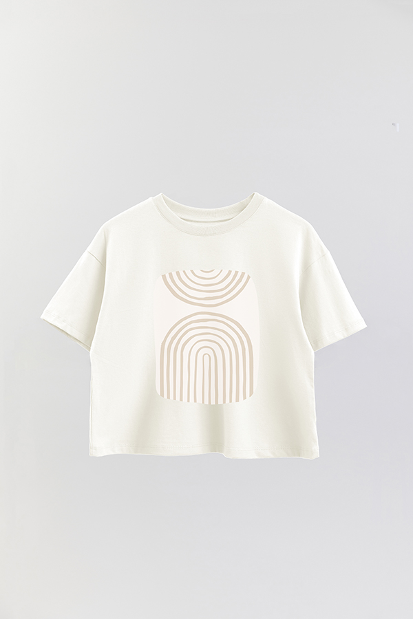 REMERA CROP ESTAMPADA ART 90
