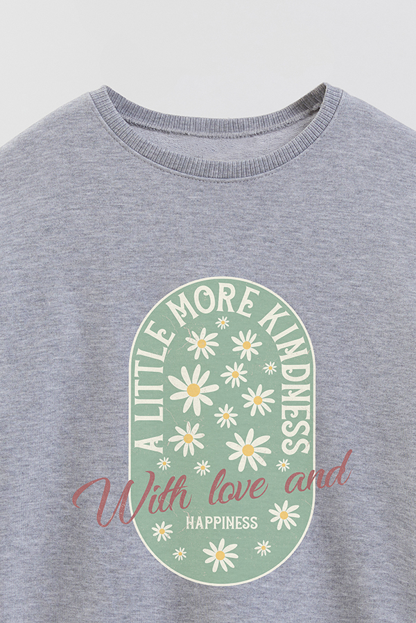 BUZO CREWNECK RUSTICO GIRL CUTE GIRLY HAPPINESS