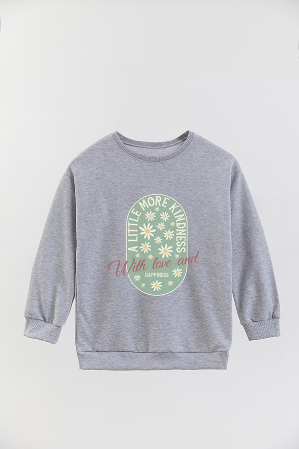 BUZO CREWNECK RUSTICO GIRL CUTE GIRLY HAPPINESS