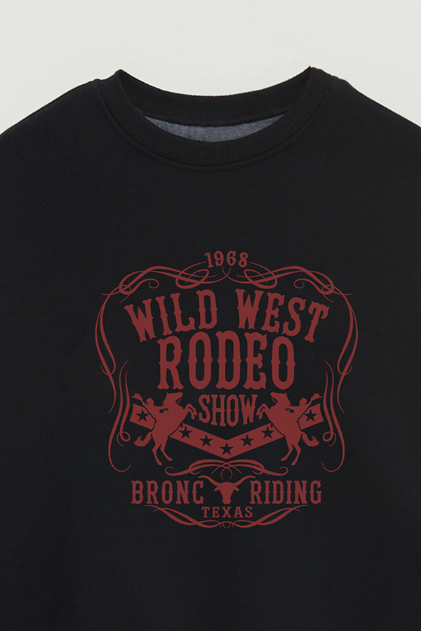 BUZO CREWNECK ESTAMPADO TEXAN SHOW