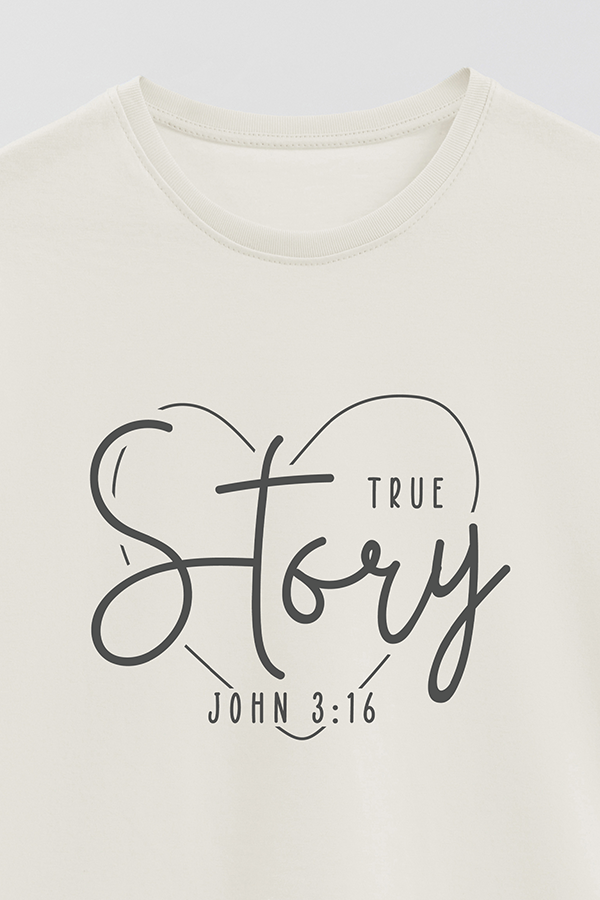 REMERA BASICA UNISEX MNM TRUE STORY