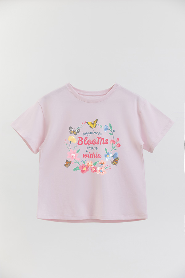 REMERA GIRL OVER HAPPINESS BLOOMS