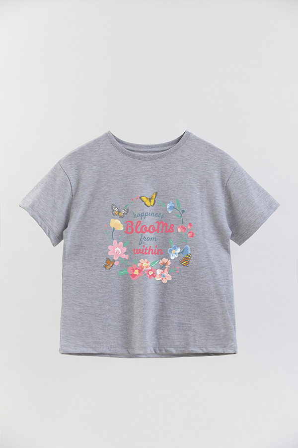 REMERA GIRL OVER HAPPINESS BLOOMS