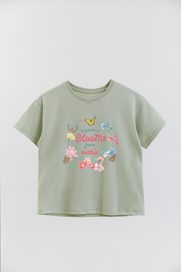 REMERA GIRL OVER HAPPINESS BLOOMS