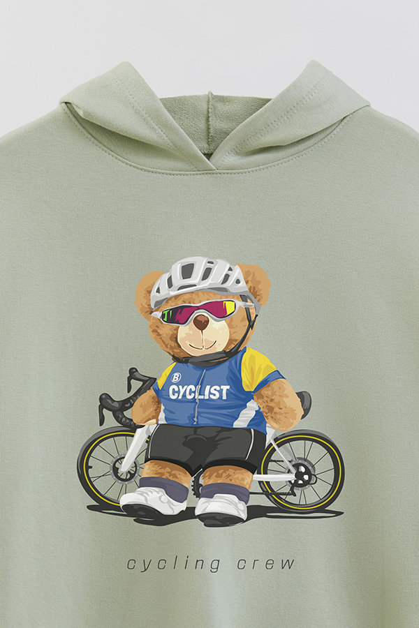 HOODIE RUSTICO KID TEDDY CYCLING