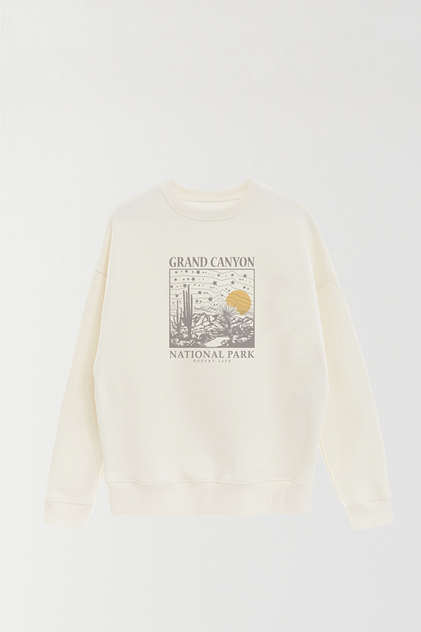 BUZO CREWNECK ESTAMPADO WESTERN GRAND CANYON