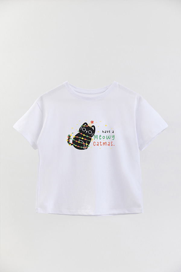 REMERA GIRL OVER JINGLE CAT 16