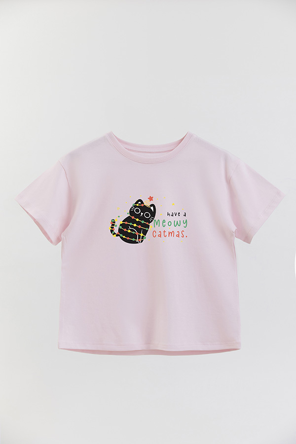 REMERA GIRL OVER JINGLE CAT 16