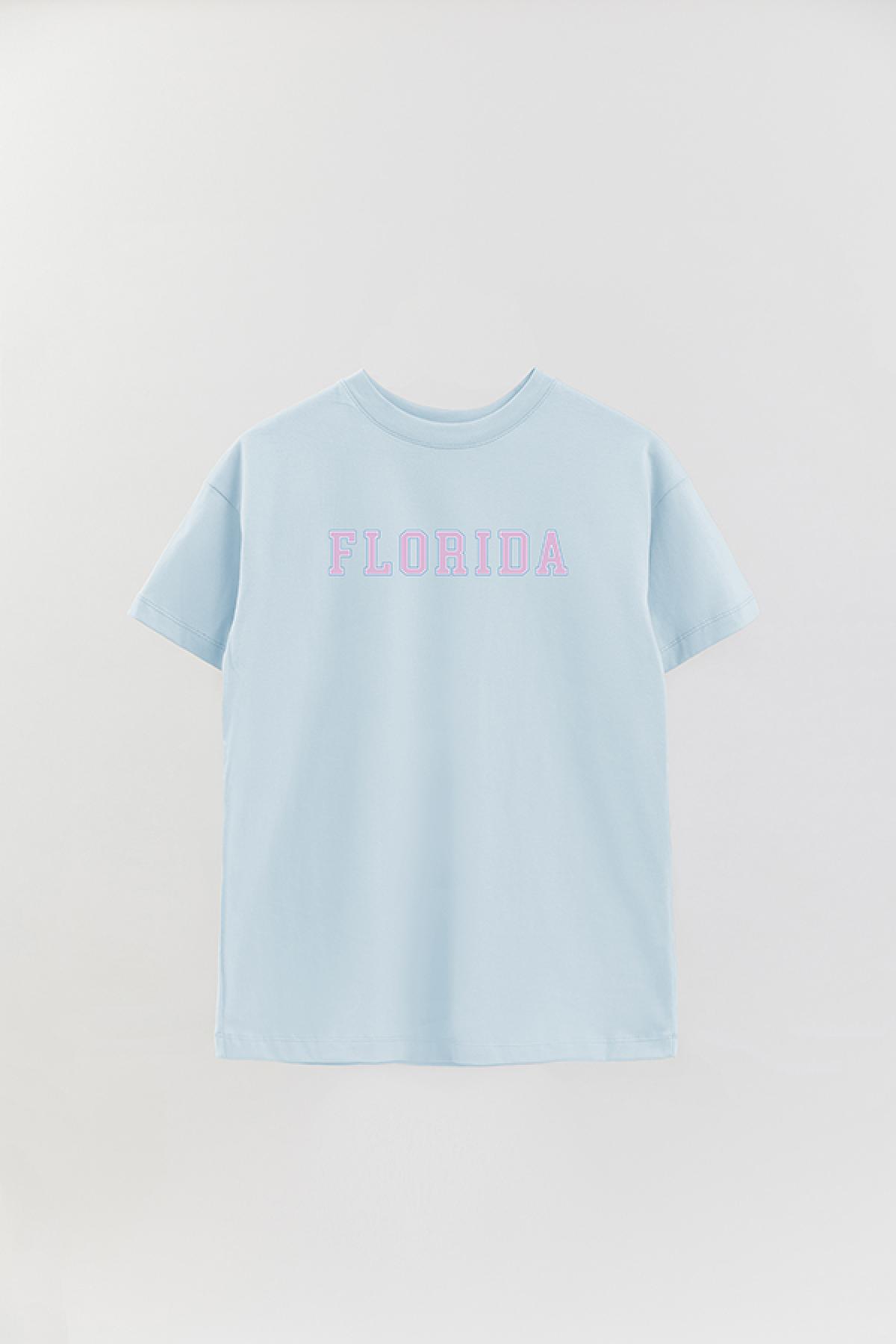 REMERA OVER ESTAMPADA FLORIDA