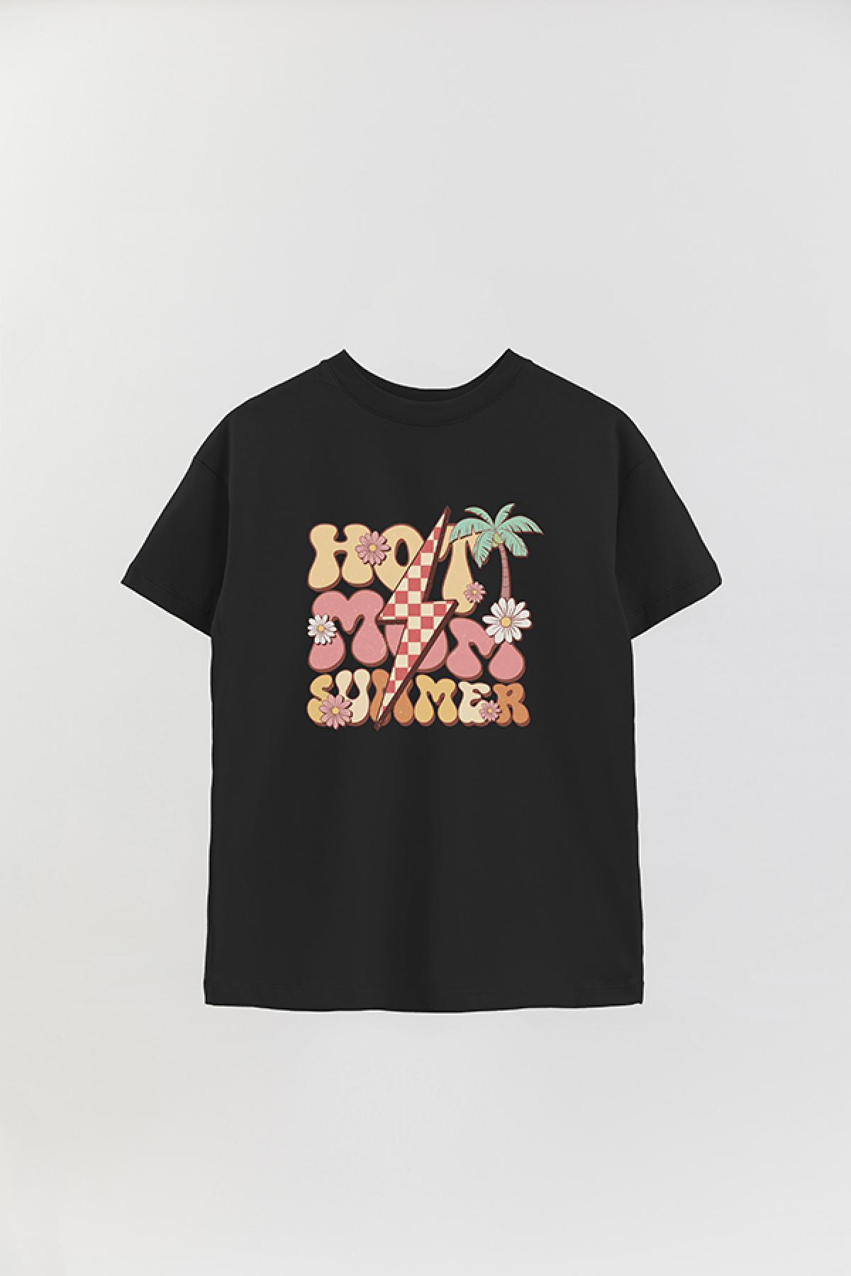 REMERA OVER ESTAMPADA RT HOT MOM