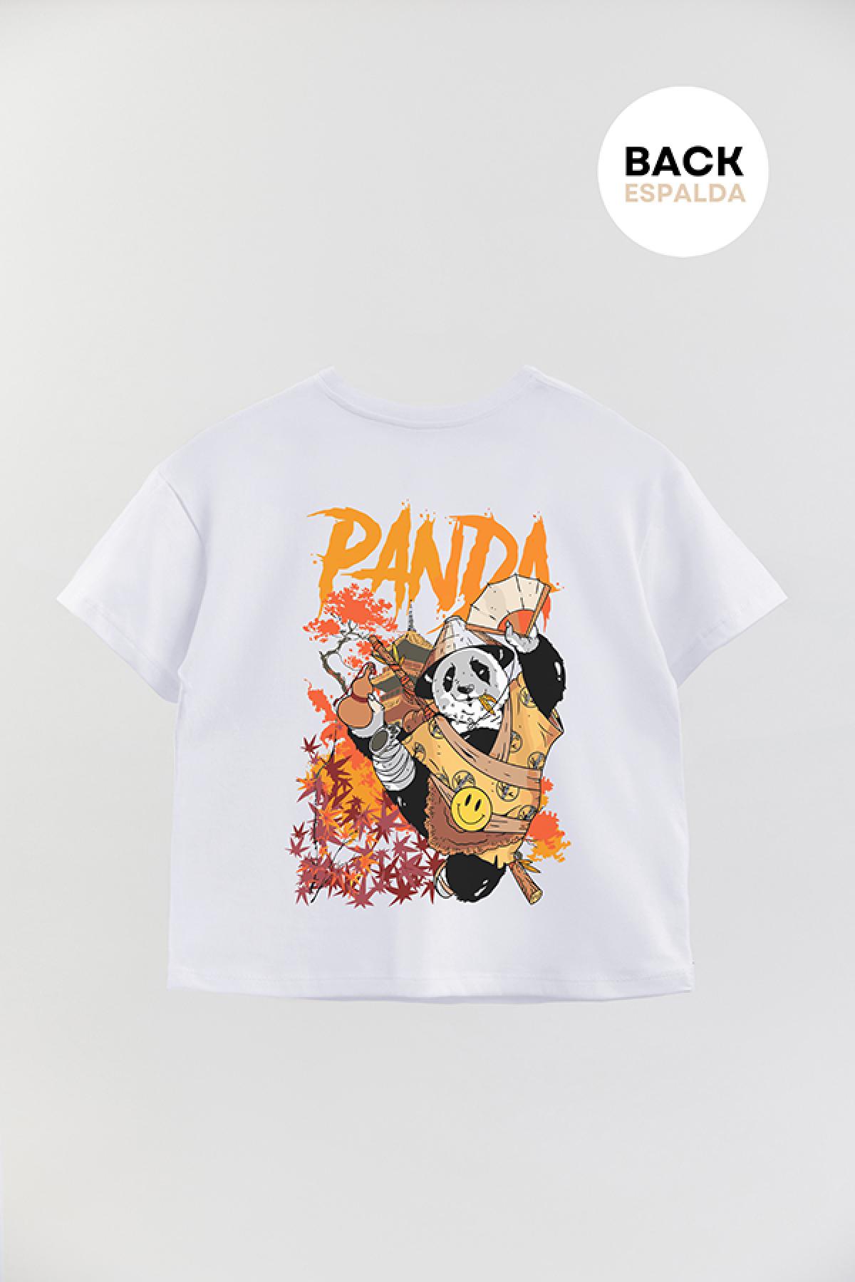 REMERA BOY OVER URBAN PANDA