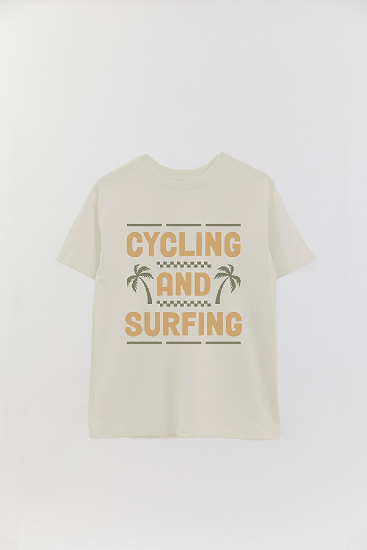 REMERA OVER ESTAMPADA SM CYCLING AND SURFING