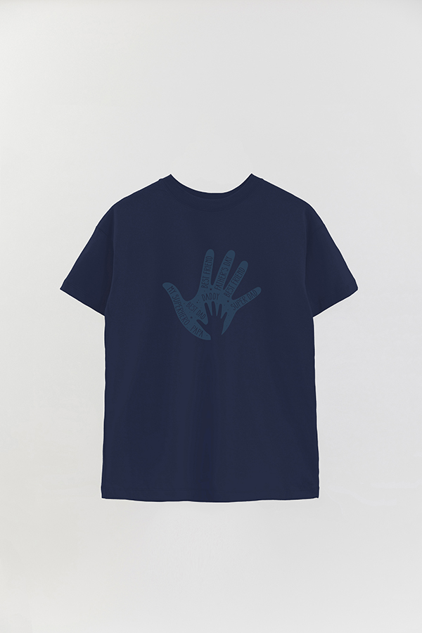 REMERA OVER ESTAMPADA DDP BEST DAD HAND