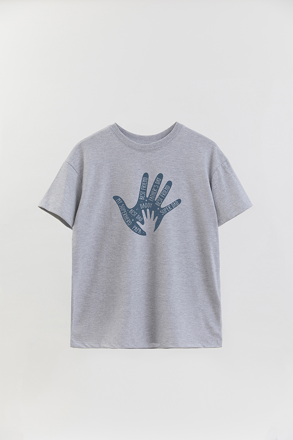 REMERA OVER ESTAMPADA DDP BEST DAD HAND