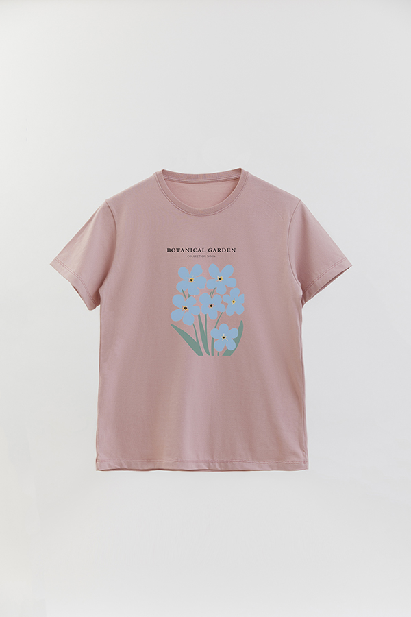 REMERA BASICA ESTAMPADA GARDEN 16