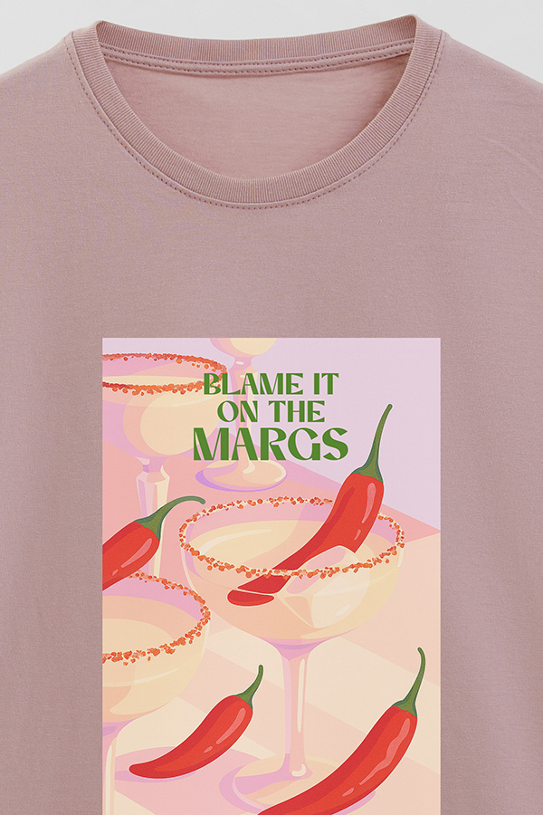 REMERA BASICA ESTAMPADA MARGS