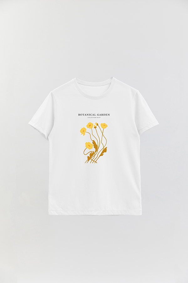 REMERA BASICA ESTAMPADA GARDEN 57