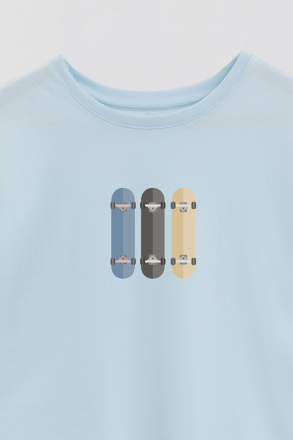 REMERA BOY OVER CP SKATES