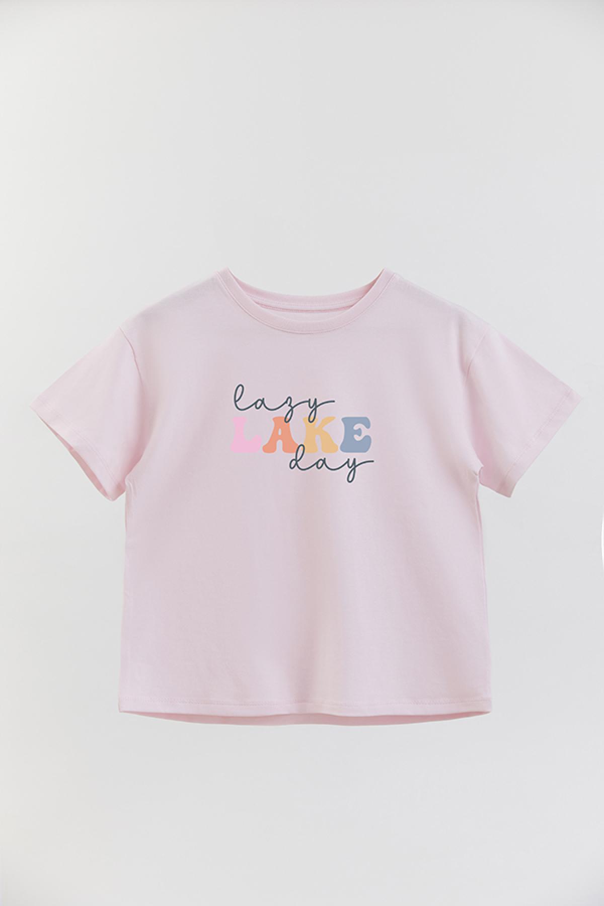 REMERA GIRL OVER RT LAZY LAKE