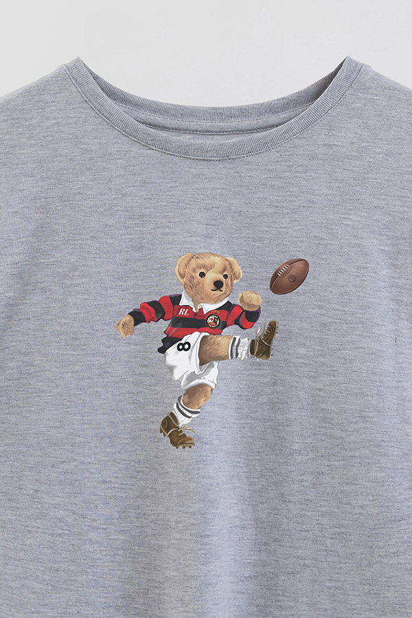 REMERA GB OVERSIZE BEAR RUGBY