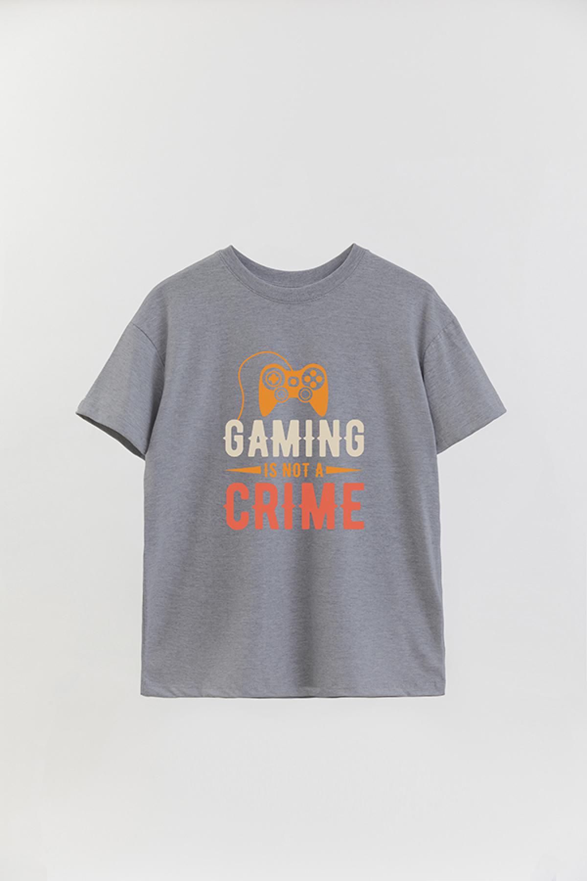 REMERA OVER ESTAMPADA GM GAMING IS NOT CRIME 4