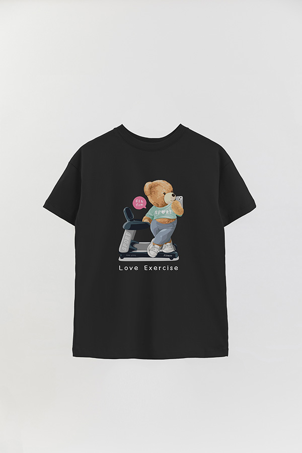 REMERA OVER ESTAMPADA UNISEX TEDDY FIT AND FIRM