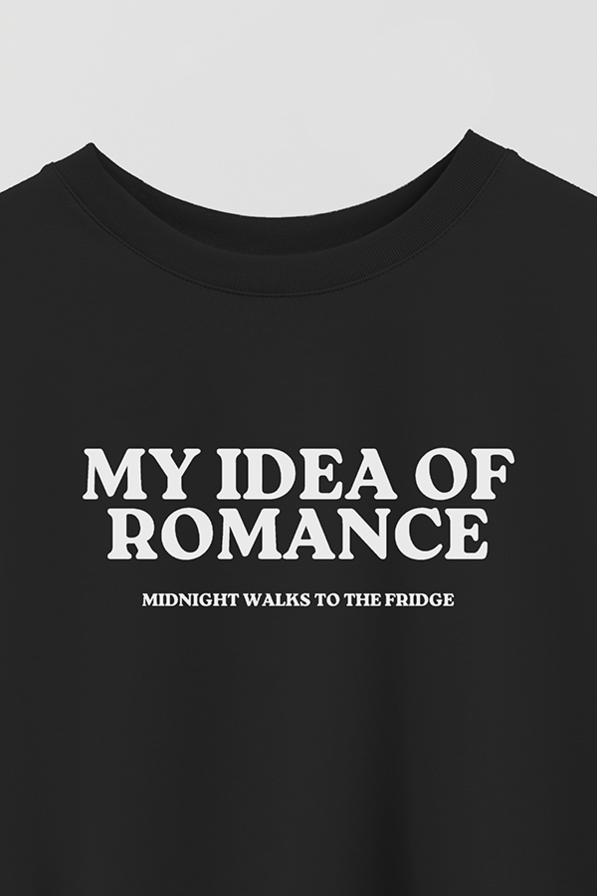 REMERA CROP ESTAMPADA WCV MY IDEA OF ROMANCE