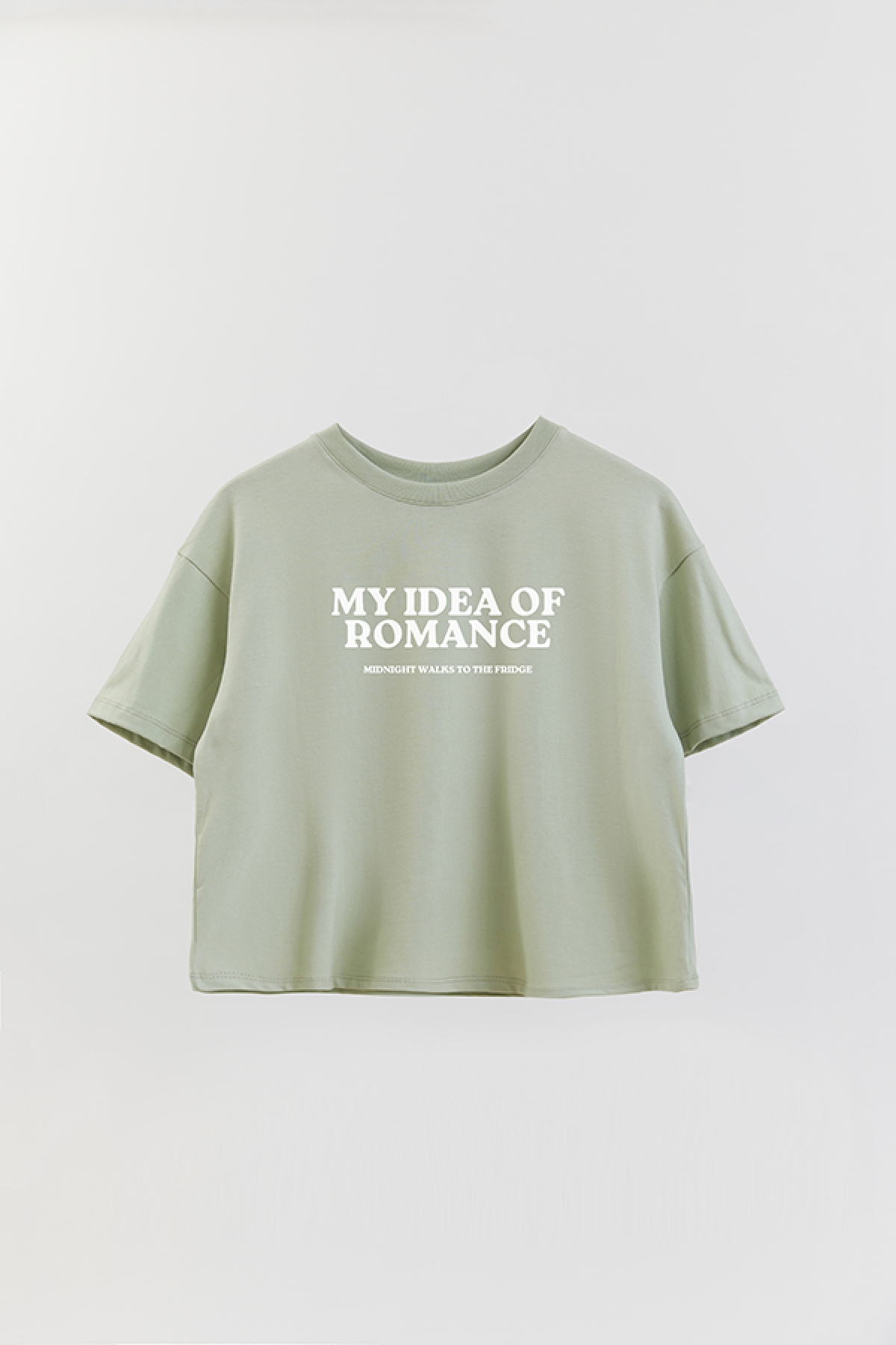 REMERA CROP ESTAMPADA WCV MY IDEA OF ROMANCE