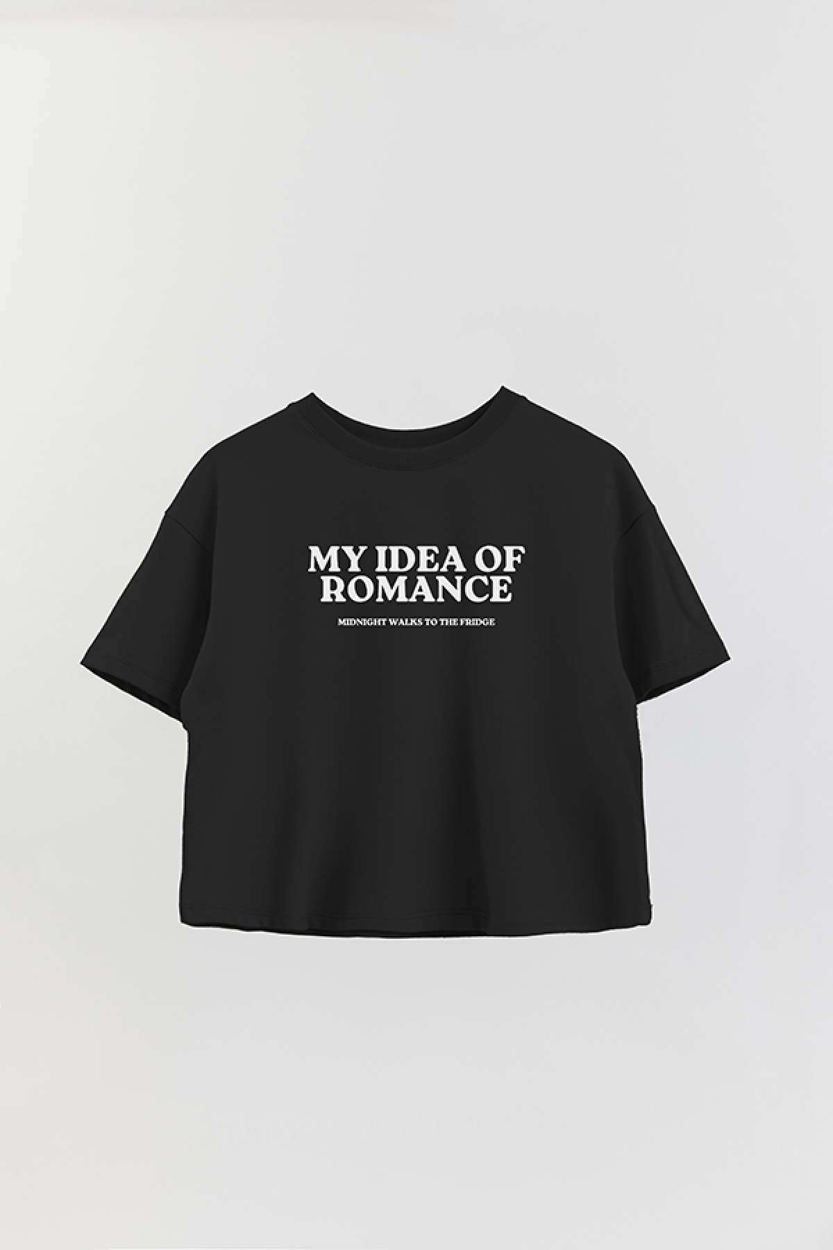 REMERA CROP ESTAMPADA WCV MY IDEA OF ROMANCE