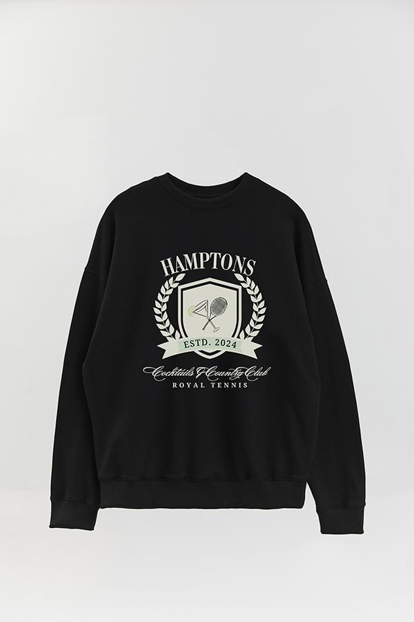 BUZO CREWNECK ESTAMPADO VARSITY HAMPTONS COCKTAIL