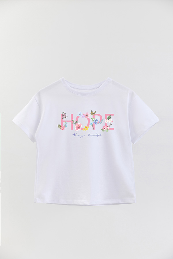 REMERA GIRL OVER HOPE ALWAYS