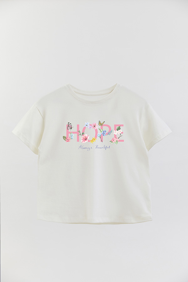 REMERA GIRL OVER HOPE ALWAYS
