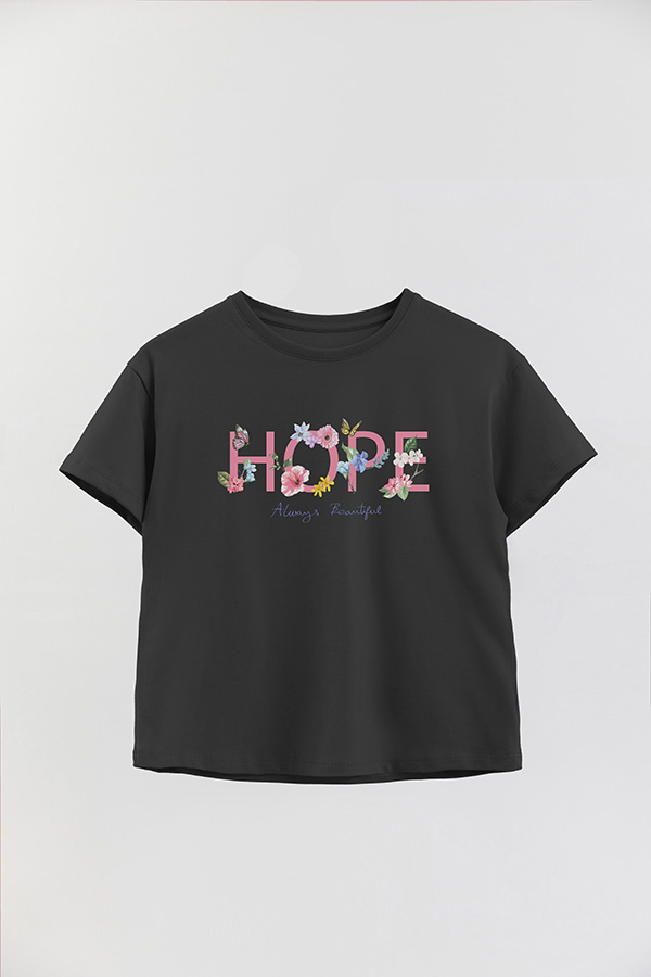 REMERA GIRL OVER HOPE ALWAYS