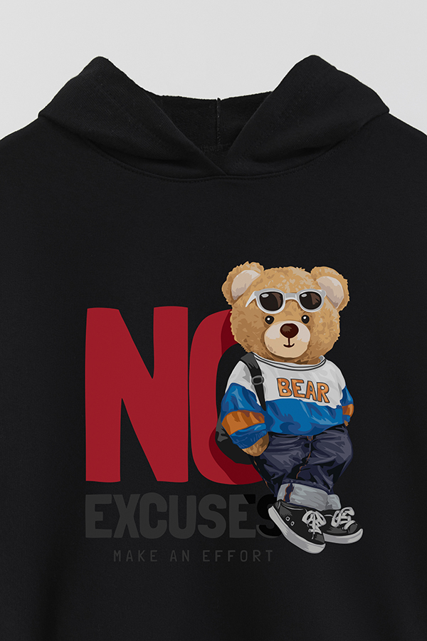 HOODIE RUSTICO BOY TEDDY NO EXCUSES