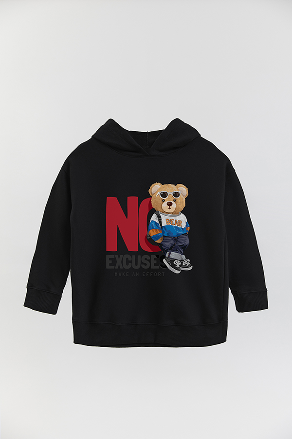 HOODIE RUSTICO BOY TEDDY NO EXCUSES