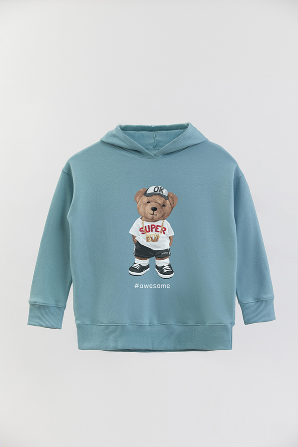 HOODIE RUSTICO BOY TEDDY SUPER BOY