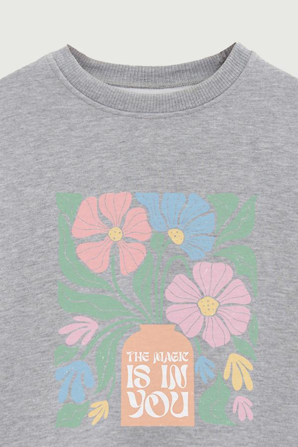 BUZO CREWNECK ESTAMPADO BOHO THE MAGIC IS IN YOU