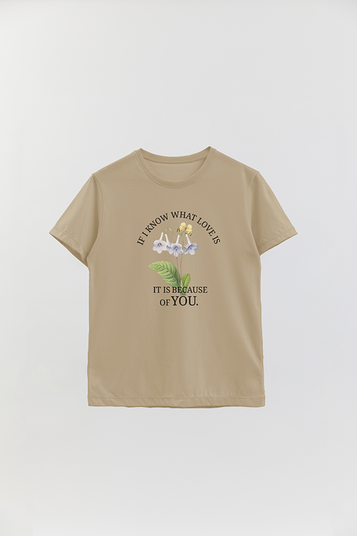 REMERA BASICA ESTAMPADA FLO3 WHAT LOVE IS