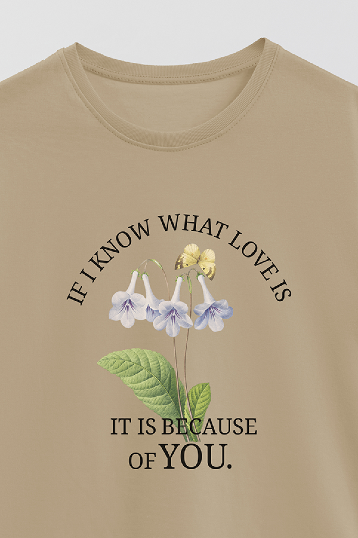REMERA BASICA ESTAMPADA FLO3 WHAT LOVE IS