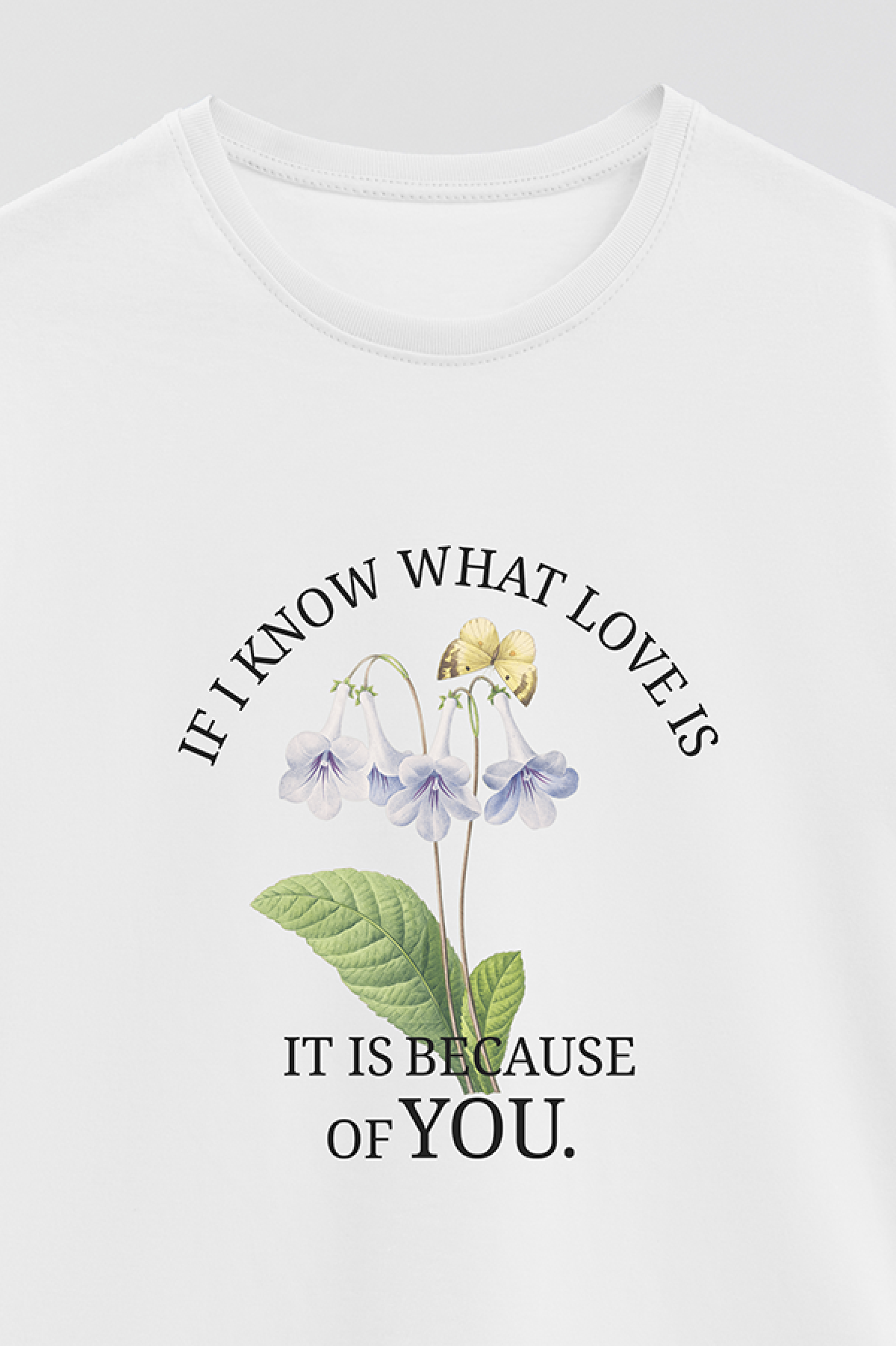 REMERA BASICA ESTAMPADA FLO3 WHAT LOVE IS