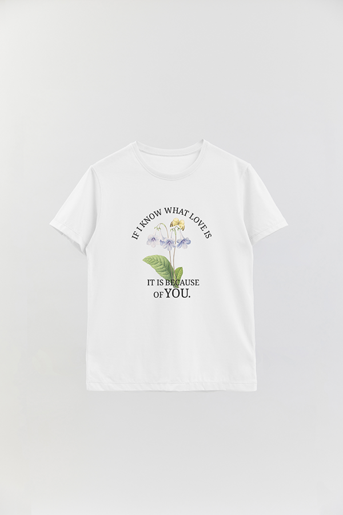 REMERA BASICA ESTAMPADA FLO3 WHAT LOVE IS