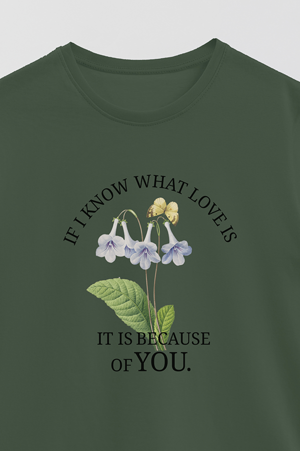 REMERA BASICA ESTAMPADA FLO3 WHAT LOVE IS